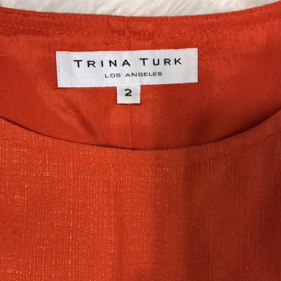 Trina Turk Button Down Side Stripe Sheath Dress - Picture 5 of 6